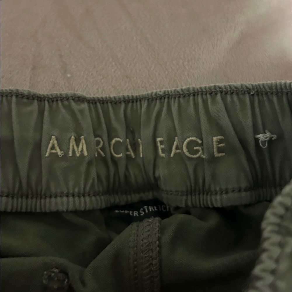 Women’s American Eagle Olive Green Joggers - Picture 2 of 2